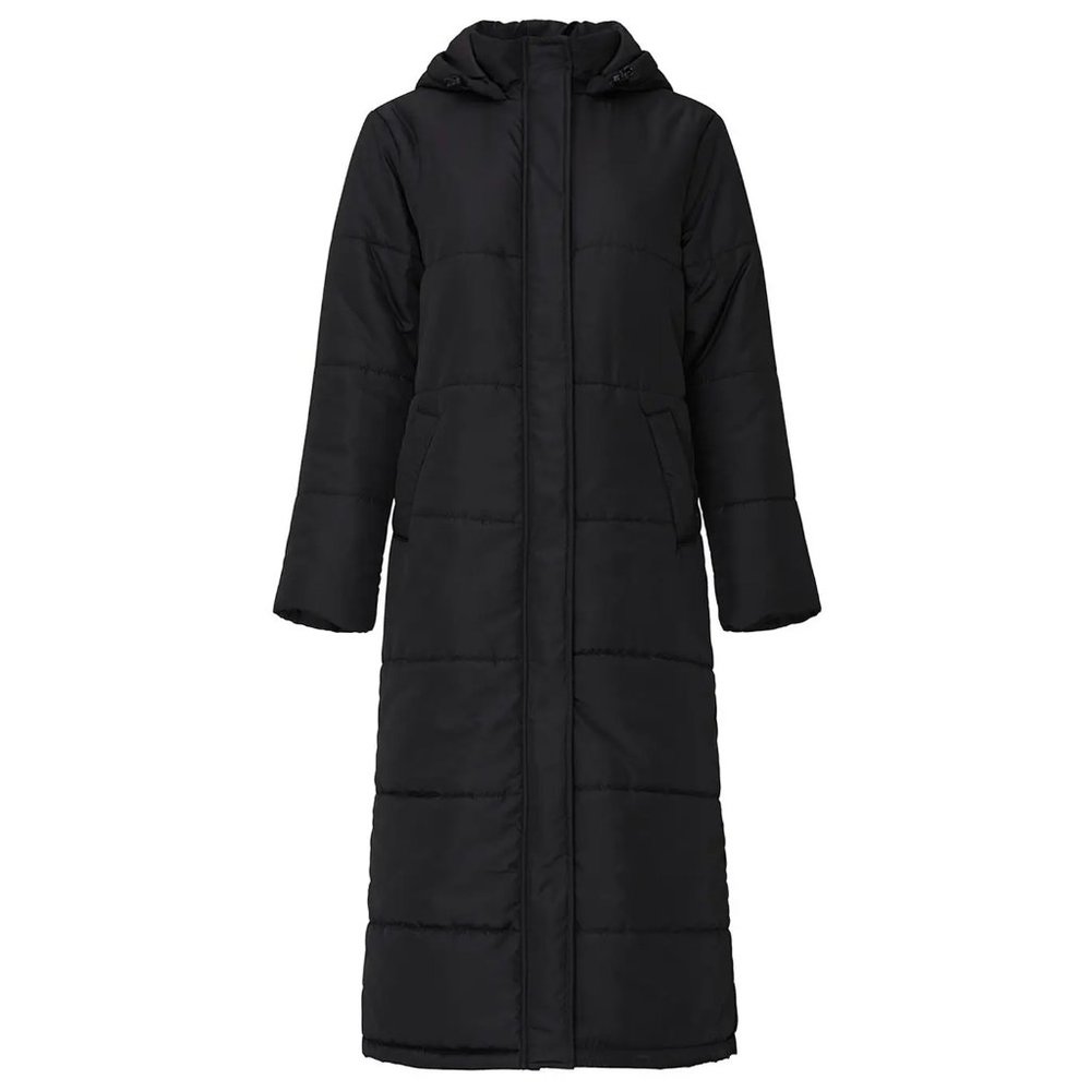 Louna Black Long Puffer Coat- Size Small- Excellent Condition